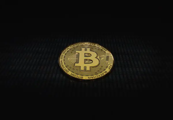 Mineração Criptomoeda Bitcoin Moeda Futuro — Fotografia de Stock