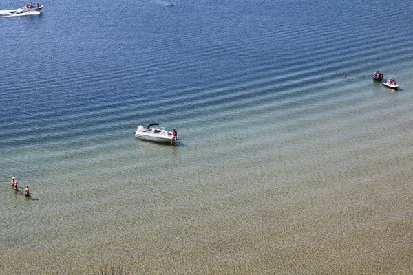 ボートと海の美しい景色 — ストック写真