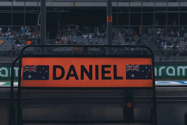 Banner Daniel 2021 Formula Grand Prix Usgp Austin Texas — Fotografia de Stock