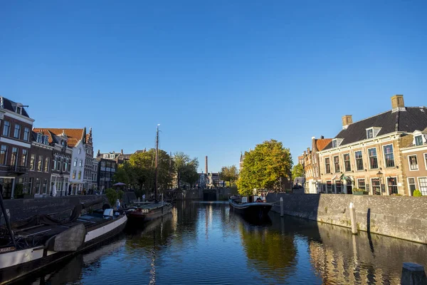 Ein Malerischer Blick Auf Den Fluss Nieuwe Maas Der Durch — Stockfoto