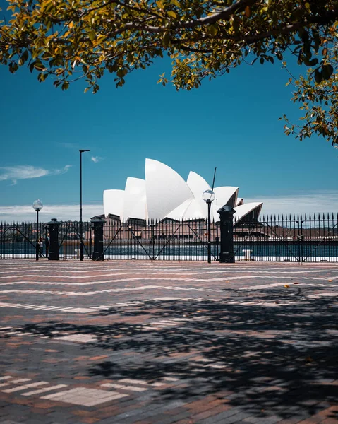 Una Vista Aire Libre Famosa Ópera Sydney Sydney Australia — Foto de Stock