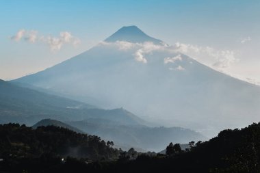 Antigua Guatemala 'daki Volcan de Agua, Orta Amerika