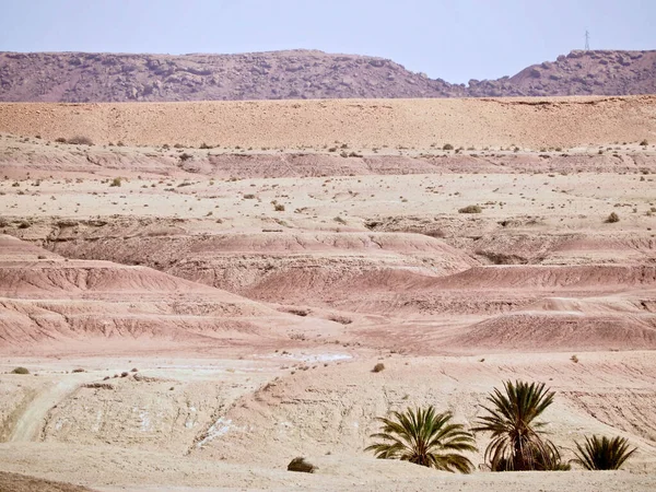 모로코의 트에서 바라본 사막의 앞쪽에 — 스톡 사진