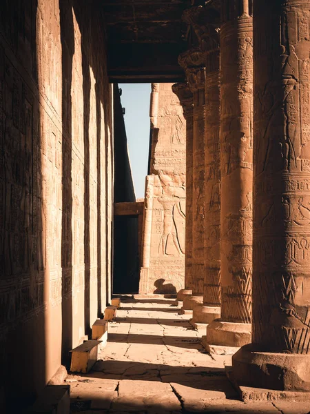 Een Close Van Een Oud Gebouw Egypte — Stockfoto