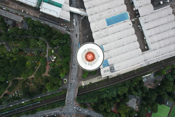 德国汉堡电视塔的空中俯瞰 — 图库照片
