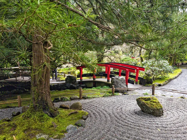 Japon Butchart Bahçelerinin Güzel Bir Manzarası Victoria Kanada — Stok fotoğraf