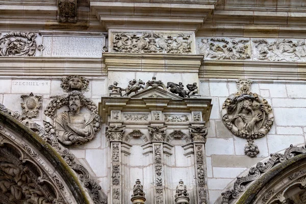 Belos Detalhes Arquitetônicos Igreja São Miguel Dijon Borgonha França — Fotografia de Stock