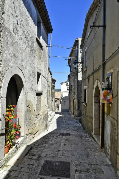 Closeup Street Riccia Italy — Stock Photo, Image