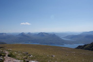 İskoçya 'da dağlık bir manzara
