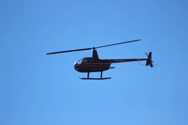 Photo Helicopter Sky Panama City Beach — Stock Photo, Image