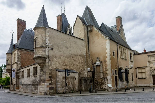 Uma Vista Dos Edifícios Históricos Bourges França — Fotografia de Stock