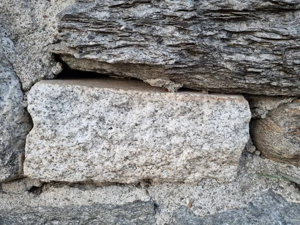 Closeup Cracked Brick Wall Texture — Stock Photo, Image