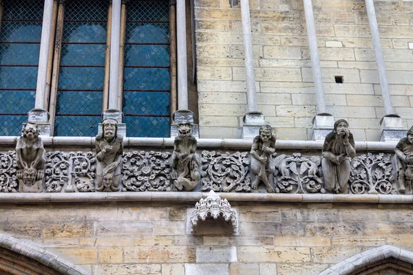 Beautiful Architectural Details Church Notre Dame Dijon — Stock Photo, Image