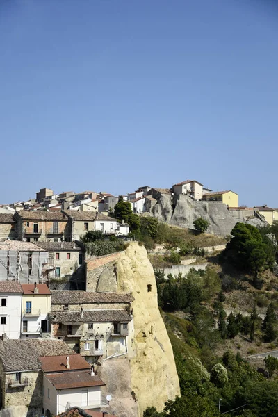 Benevento Talya Daki Baselice Köyünün Panoramik Görüntüsü — Stok fotoğraf