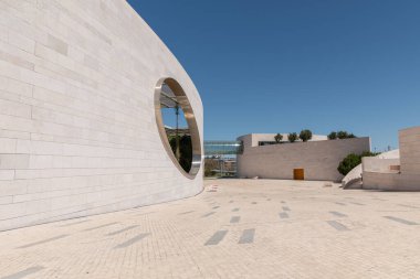 Lizbon 'daki Champalimaud Vakfı' nda modern bir mimari.