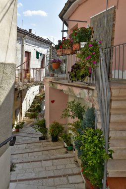 Galdo 'da San Bartolomeo' da dar bir sokak, İtalya 'nın Benevento eyaletinde bir köy..