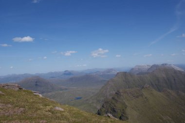 İskoçya 'da dağlık bir manzara