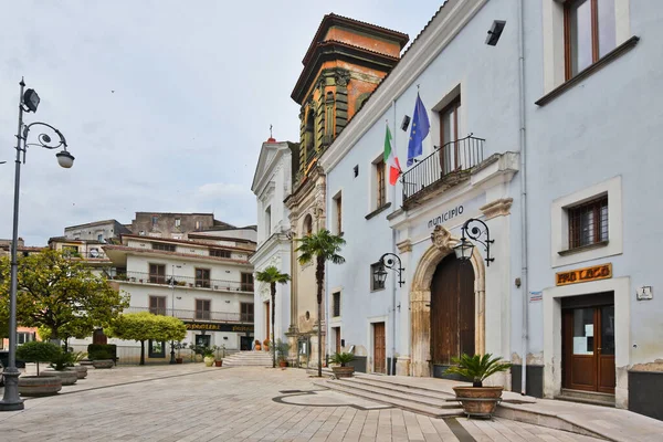 Façade Mairie Pietramelara Village Dans Province Caserte Italie — Photo