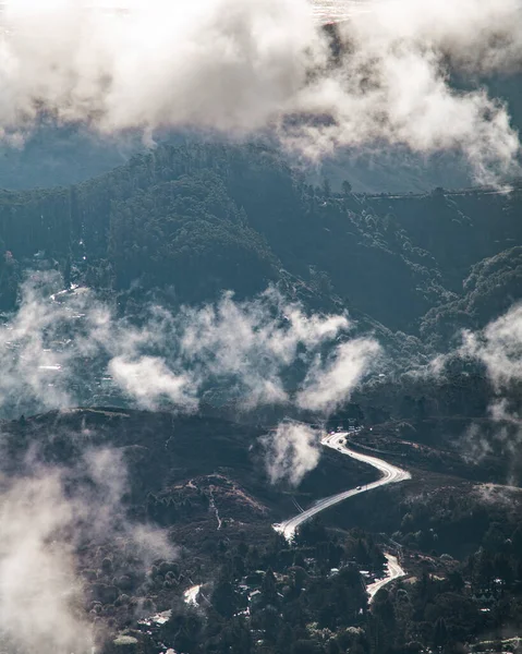 Vistas Gratificantes Topo Monte Tamalpais Depois Uma Caminhada Partir Fundo — Fotografia de Stock