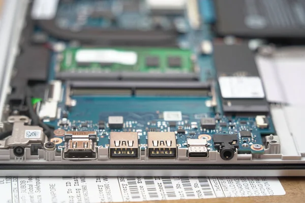 Usb Connection Ports Motherboard — Stock Photo, Image