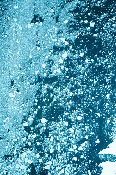 Mavi Bir Buz Dokusu Deseni — Stok fotoğraf