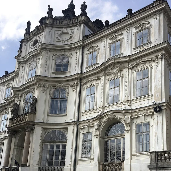 Una Parte Del Antiguo Palacio Real Bruselas Fachada Centro Bruselas — Foto de Stock
