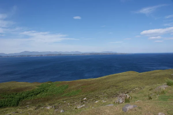 Die Malerische Natur Schottlands Einem Sonnigen Bewölkten Tag — Stockfoto