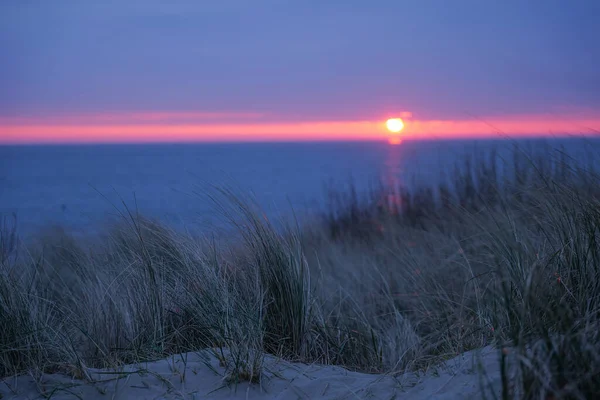 オランダのテセル島の美しい日の出 — ストック写真