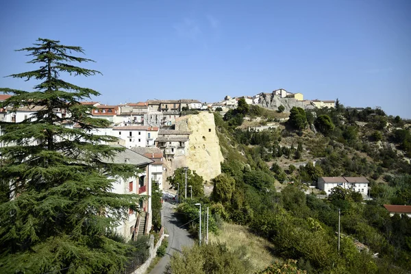 Uma Vista Panorâmica Vila Baselice Benevento Itália — Fotografia de Stock