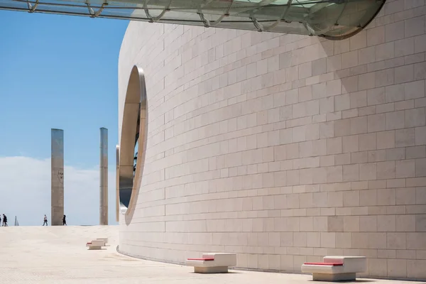 Eine Schöne Aufnahme Der Architektur Des Gebäudes Der Champalimaud Foundation — Stockfoto