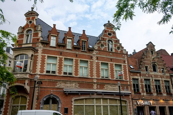 Los Edificios Históricos Flamencos Centro Bruselas Bélgica Europa —  Fotos de Stock