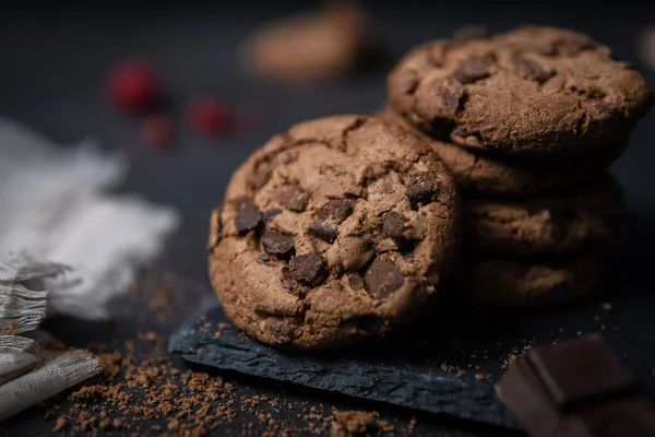 Délicieux Biscuits Chocolat — Photo