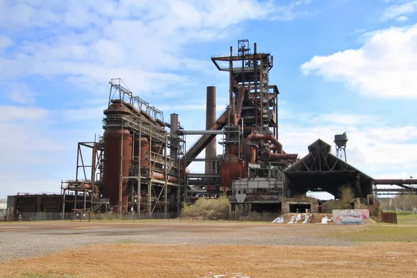 Ruinerna Ett Industriellt Kraftverk Dortmund Tyskland — Stockfoto