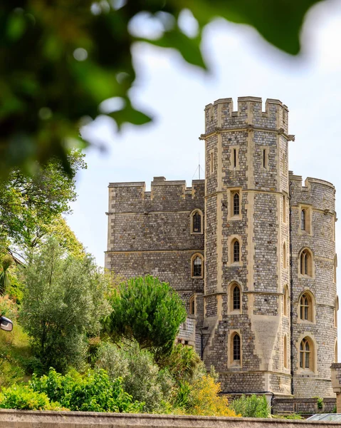 Una Vista Panoramica Del Castello Windsor Una Giornata Sole Berkshire — Foto Stock