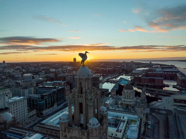 Een Schilderachtige Zonsondergang Petersburg Rusland — Stockfoto