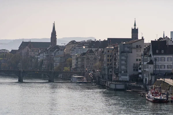 Piękny Widok Rzekę Limmat Szwajcarii — Zdjęcie stockowe