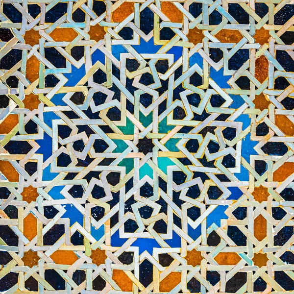Bellissimo Colorato Ornamento Mucchio Mosaico Sfondo — Foto Stock