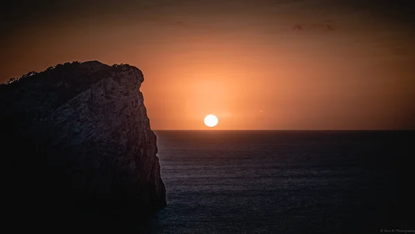 Breathtaking Sunset Balearic Islands Mallorca Spain — Stock Photo, Image