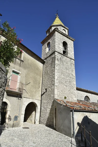 Вертикальний Виріб Церкви Святої Марії Магдалини Селі Моліза Італії — стокове фото