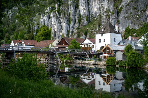 Ein Schöner Blick Auf Das Dorf Essing Bayern Deutschland — Stockfoto
