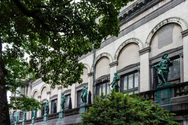 Brüksel, Belçika ve Avrupa 'daki tarihi binaların cephesi