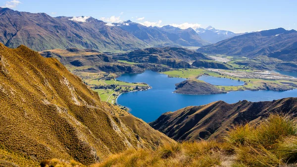 Een Prachtig Shot Van Roy Peak Berg Nieuw Zeeland Tussen — Stockfoto