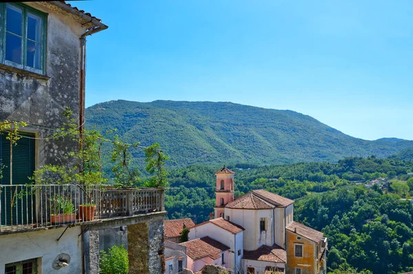 Cliché Paysage Rivello Village Région Basilicate Italie — Photo