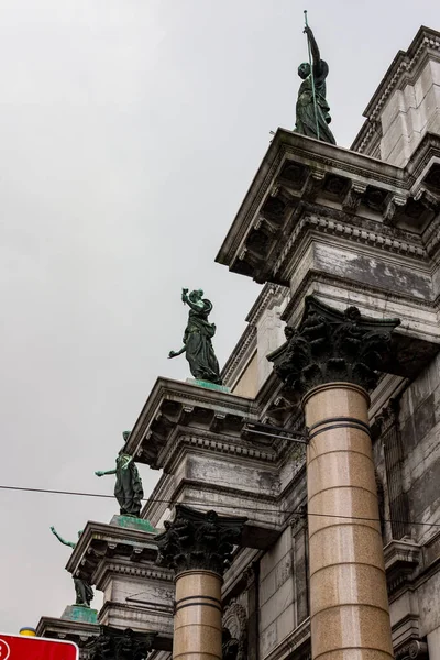 Fachada Los Edificios Históricos Bruselas Bélgica Europa — Foto de Stock