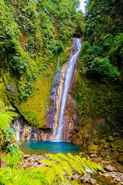 Beautiful Landscape View Hidden Treasure Waterfall Tesoro Escondido Waterfall Sunny — Stock Photo, Image