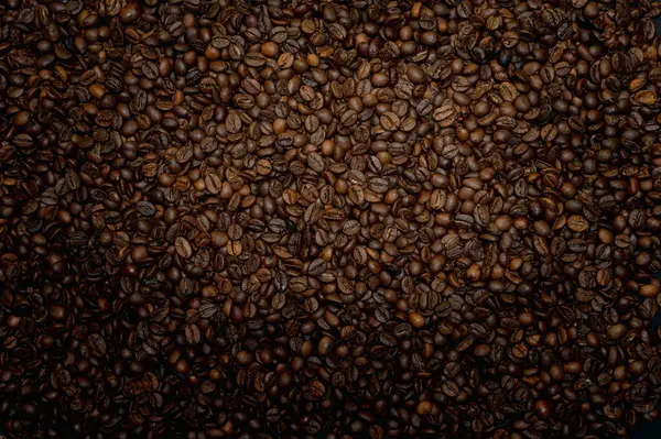 Közelkép Kávébab Háttér — Stock Fotó