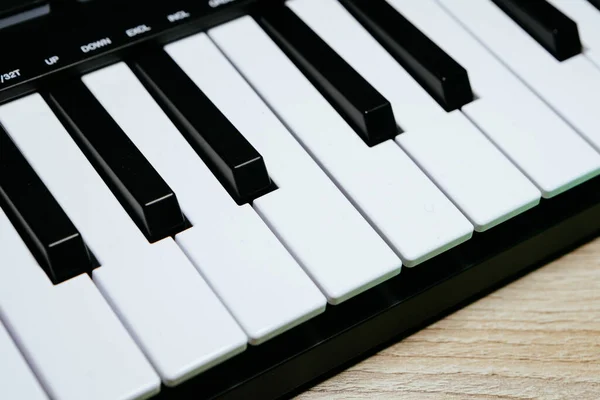 Closeup Shot Piano Keys — Stock Photo, Image