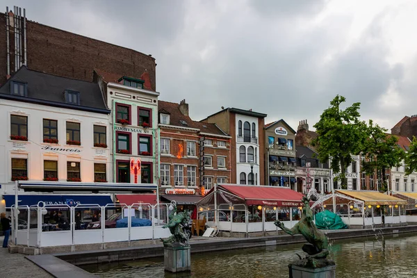 Történelmi Flamand Épületek Brüsszel Belvárosában Belgiumban Európában — Stock Fotó
