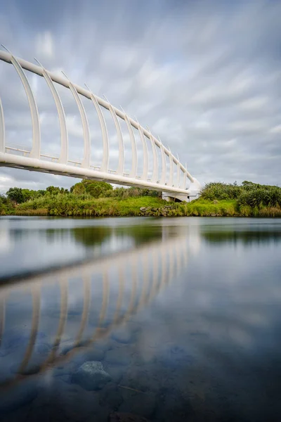 Vertical Shot Rewa Rewa Bridge New Plymouth New Zealand — Stock Photo, Image