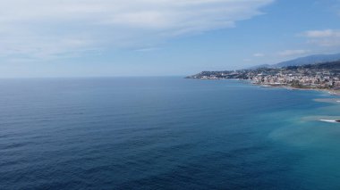 Riva del Garda, İtalya 'da deniz manzarası